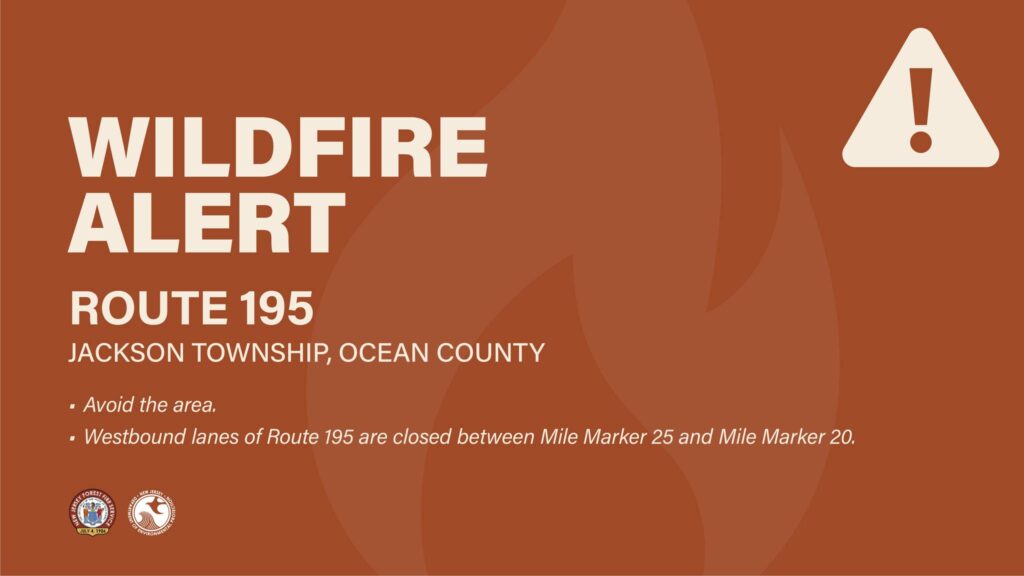 First Major Wildfire of 2026 Closes Part of Route 195 Near Jackson